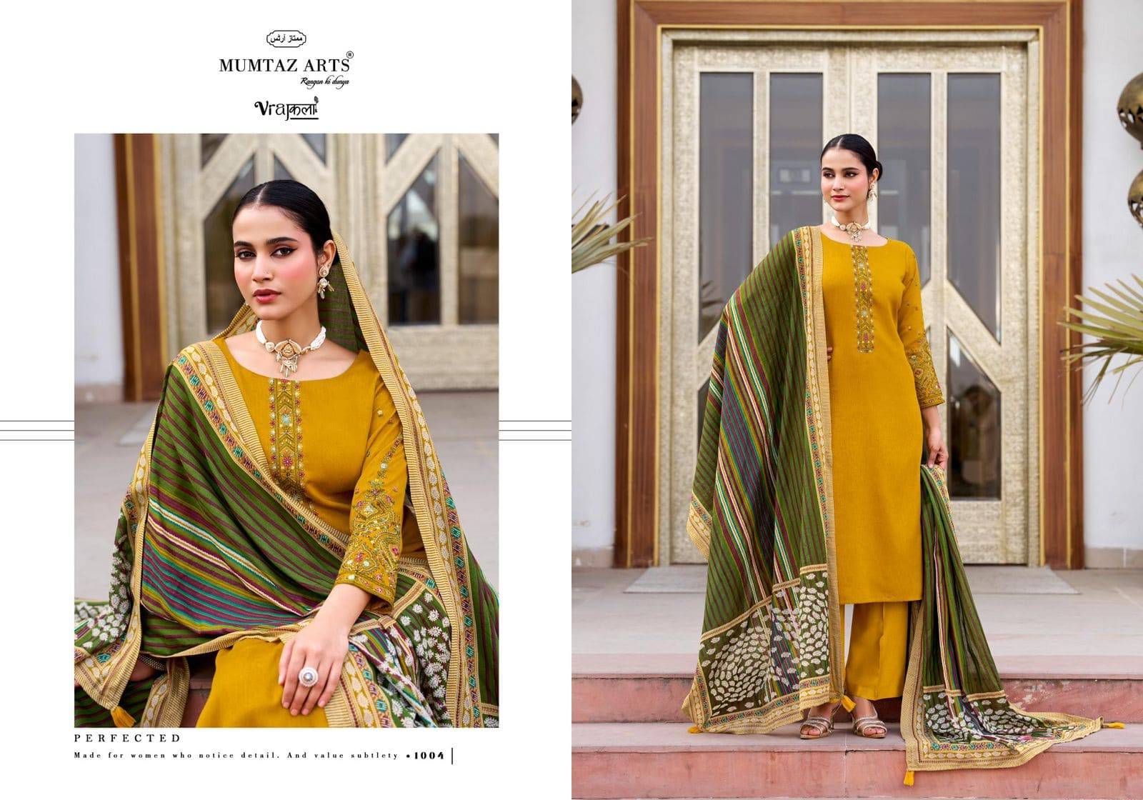 JAMDANI BY MUMTAZ ARTS 1001 TO 1006 Series Beautiful Festive Suits Stylish Fancy Colorful Casual Wear & Ethnic Wear VISCOSE JAM DIGITAL PRINT Dresses At Wholesale Price